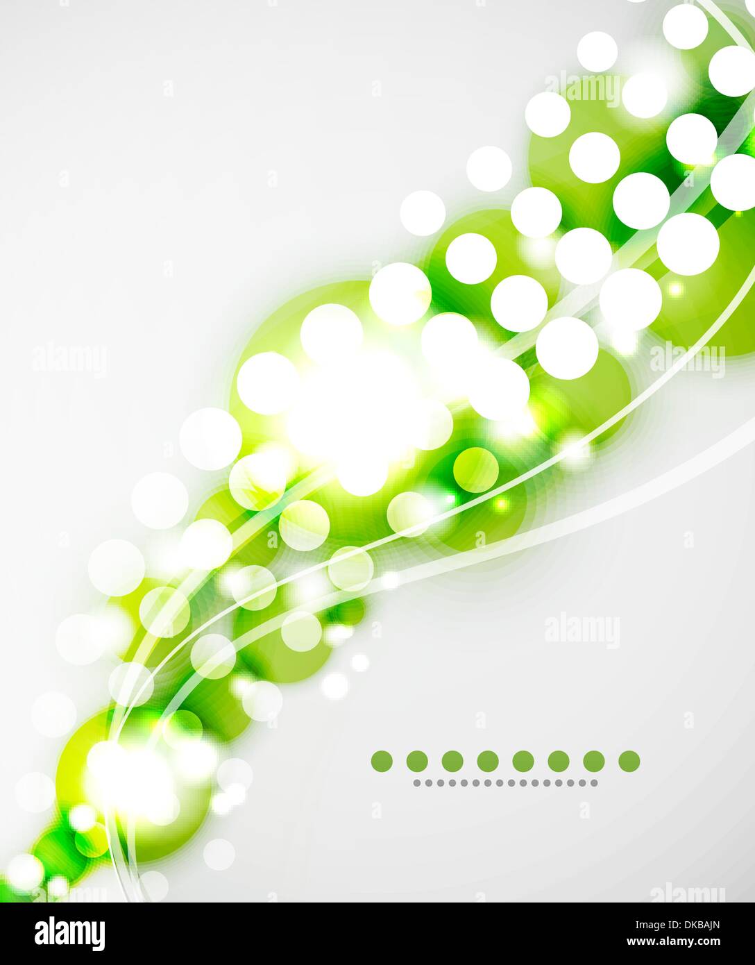 Abstract vector backround with blurred circles and shiny effects Stock Vector