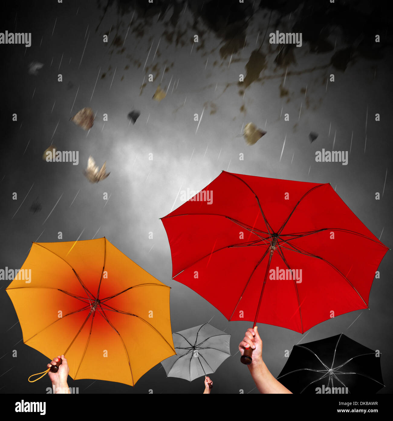Umbrella wind rain hires stock photography and images Alamy