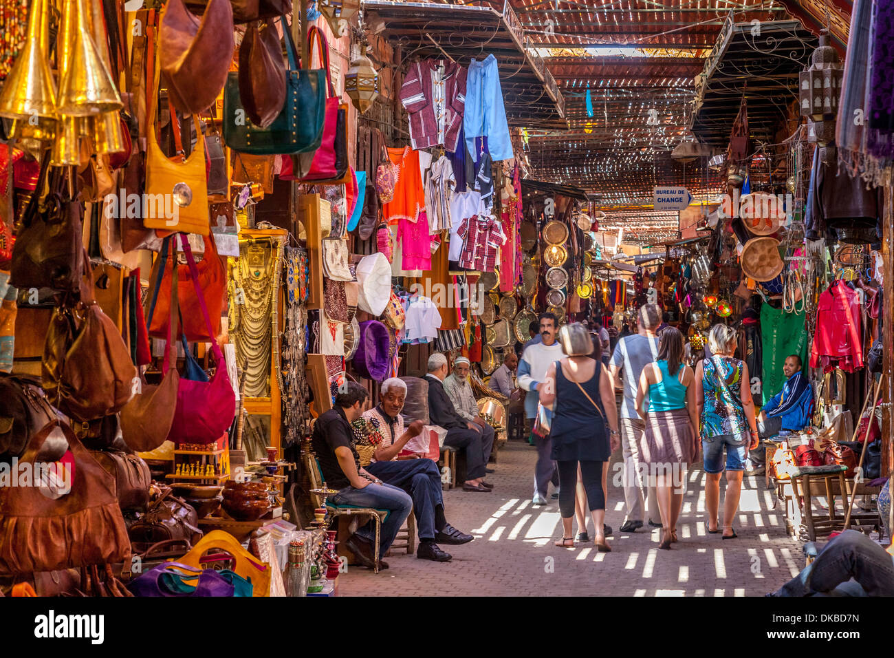 The Souk, Marrakech, Morocco Stock Photo