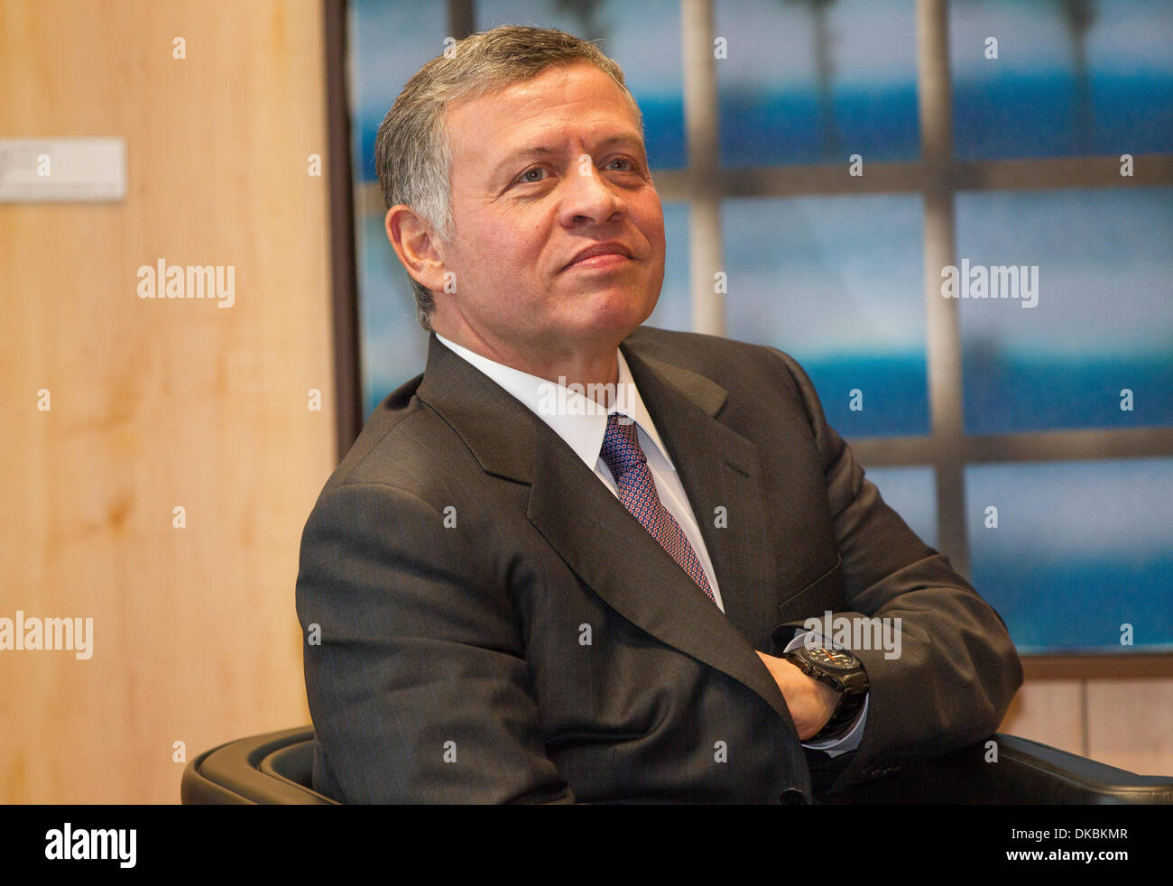 King Abdullah II of Jordan Stock Photo - Alamy