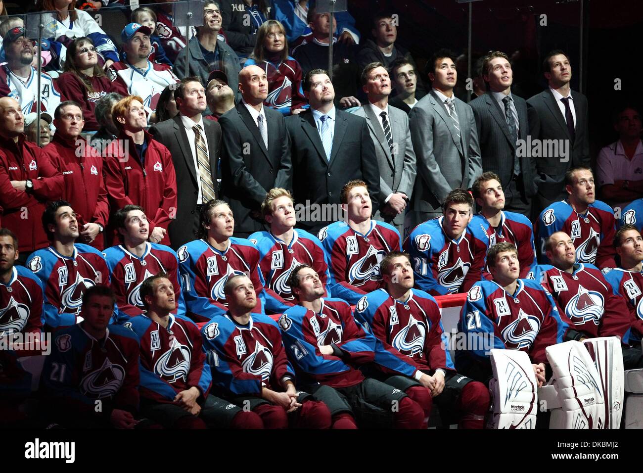 Avalanche retire jersey of Peter Forsberg in ceremony before