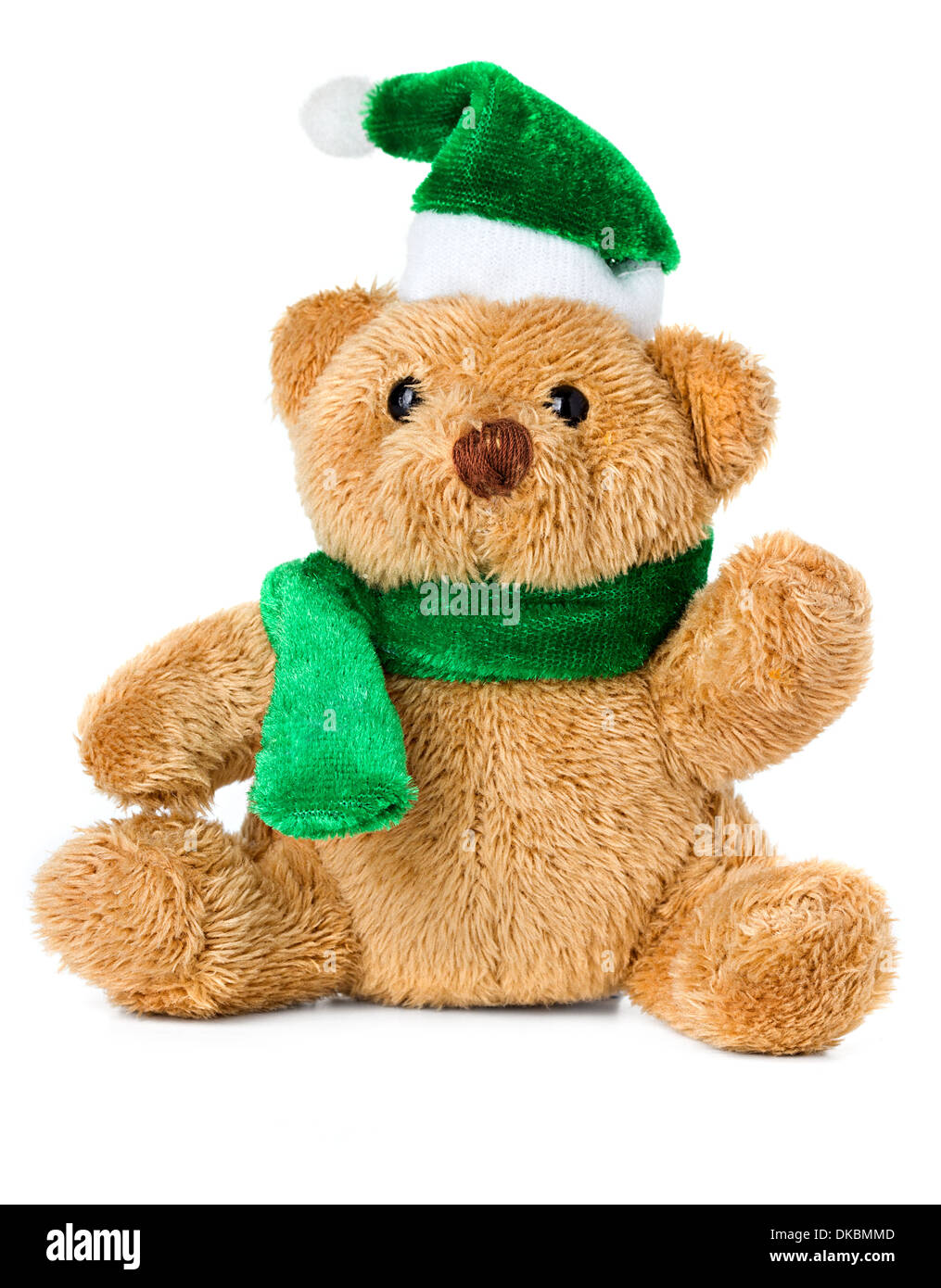 teddy bear christmas toy Stock Photo