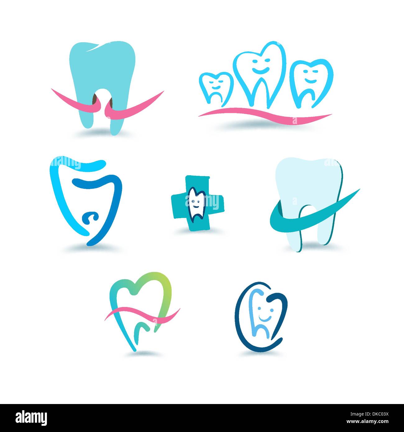 Dental icons. Stomatology Stock Vector Image & Art - Alamy
