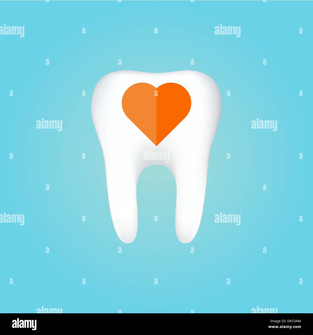 Tooth On White Background. Vector Illustration Stock Vector Image & Art ...