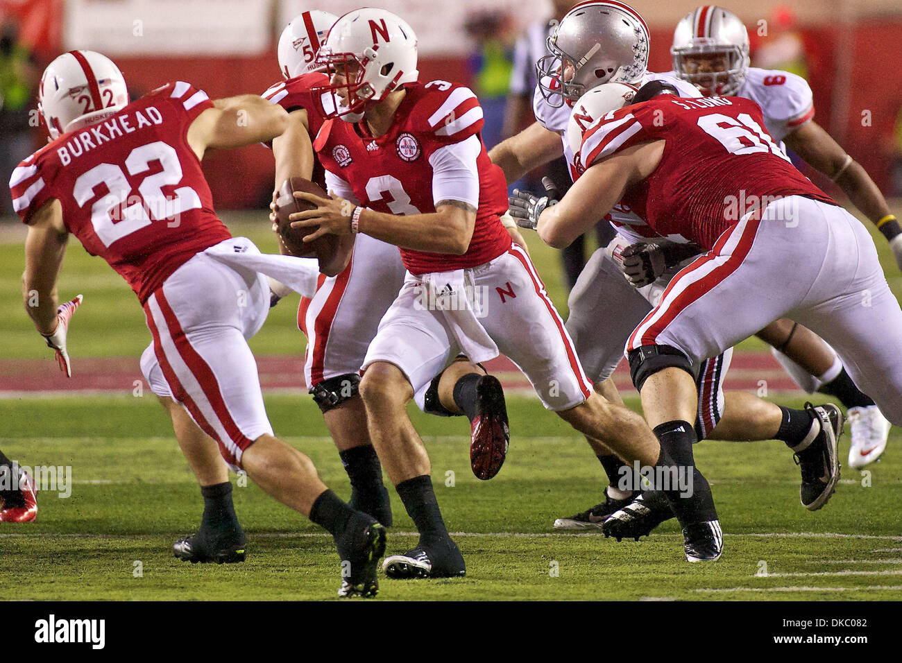 Rex Burkhead Nebraska Cornhuskers #22 Football Jersey - Red