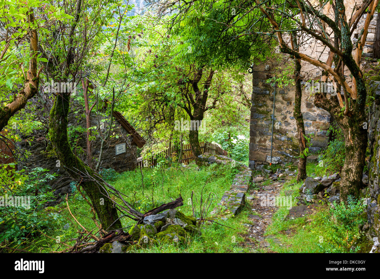 Revilla village, Huesca province, Aragon, Spain, Europe. Stock Photo