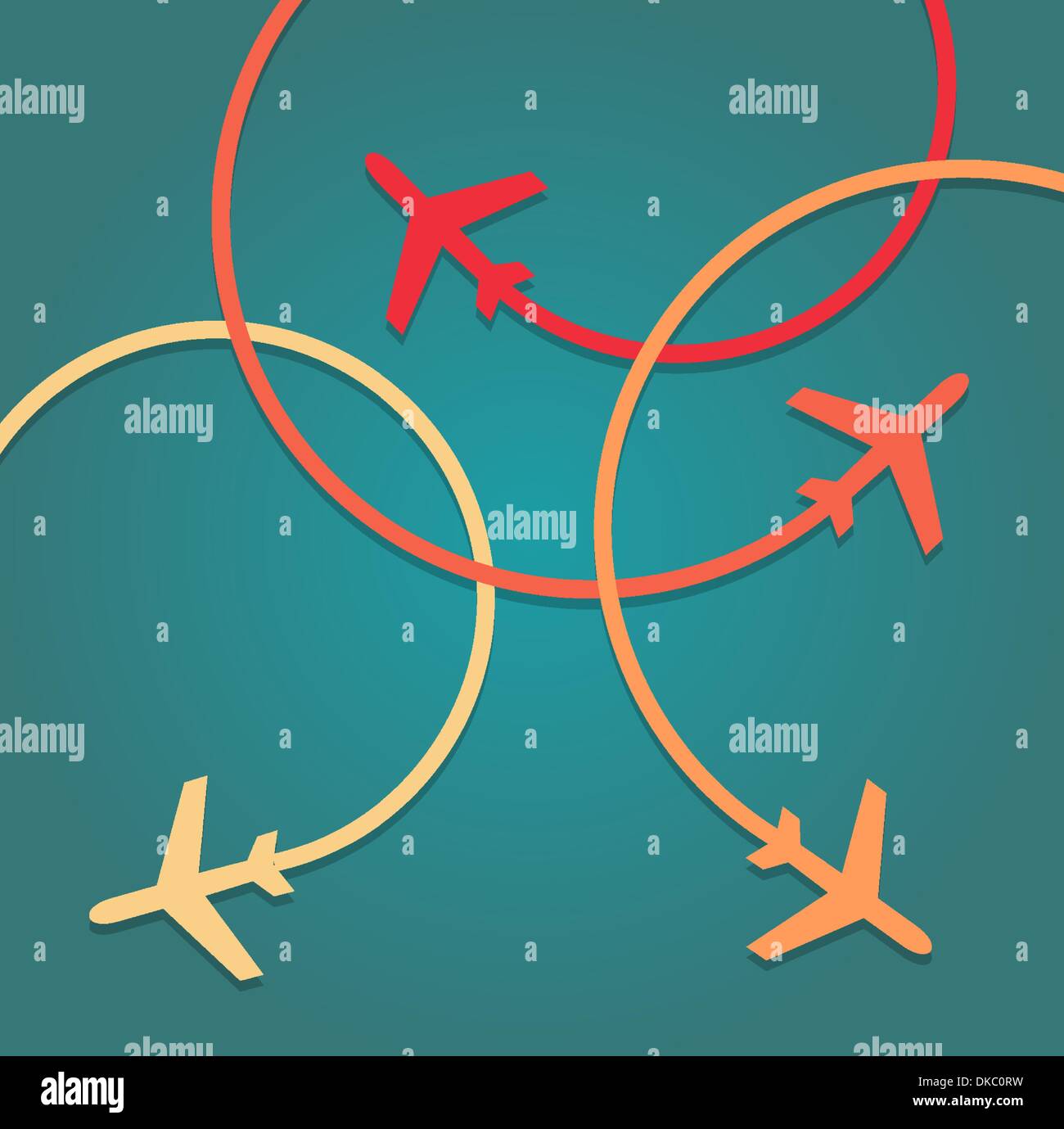 Panoramic planes Stock Vector Images Alamy