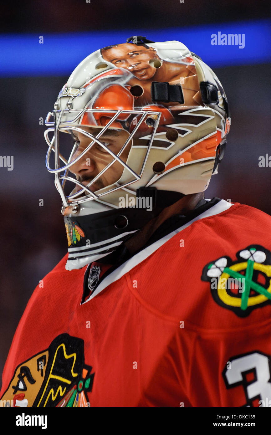 Oct. 13, 2011 - Chicago, Illinois, U.S - Chicago goalie Ray Emery (30