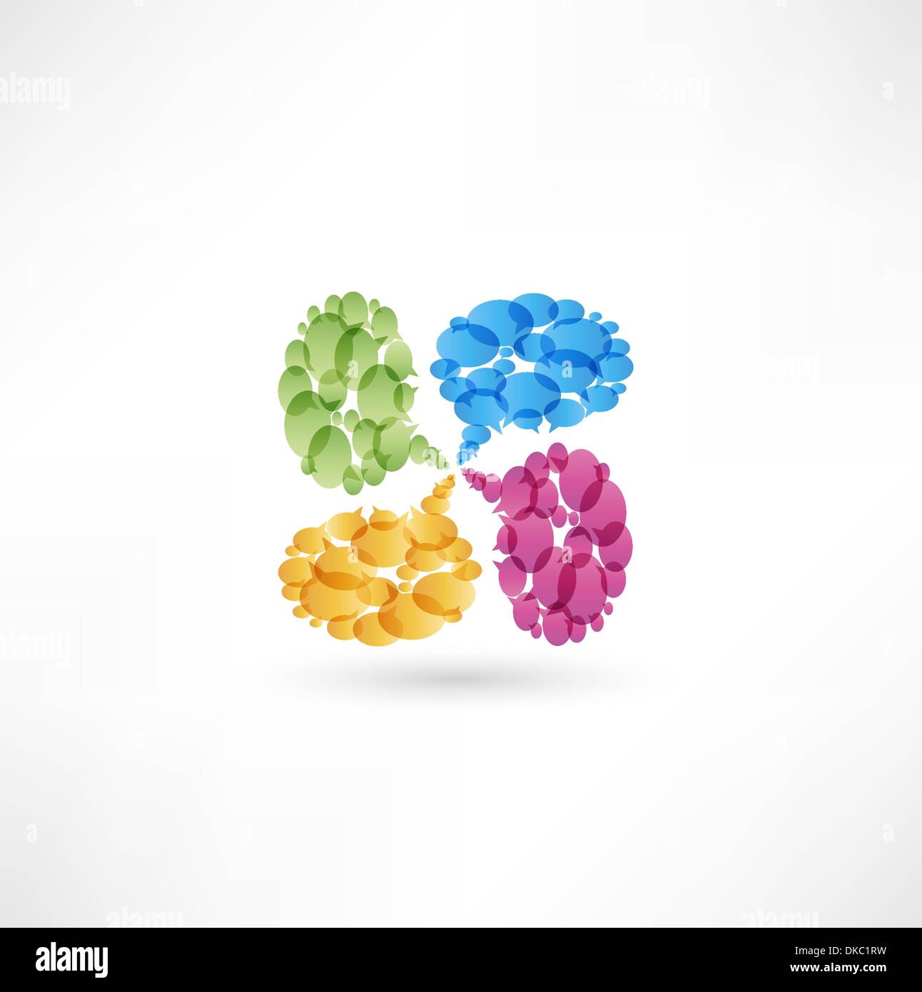 abstract talking bubble Stock Vector Image & Art - Alamy