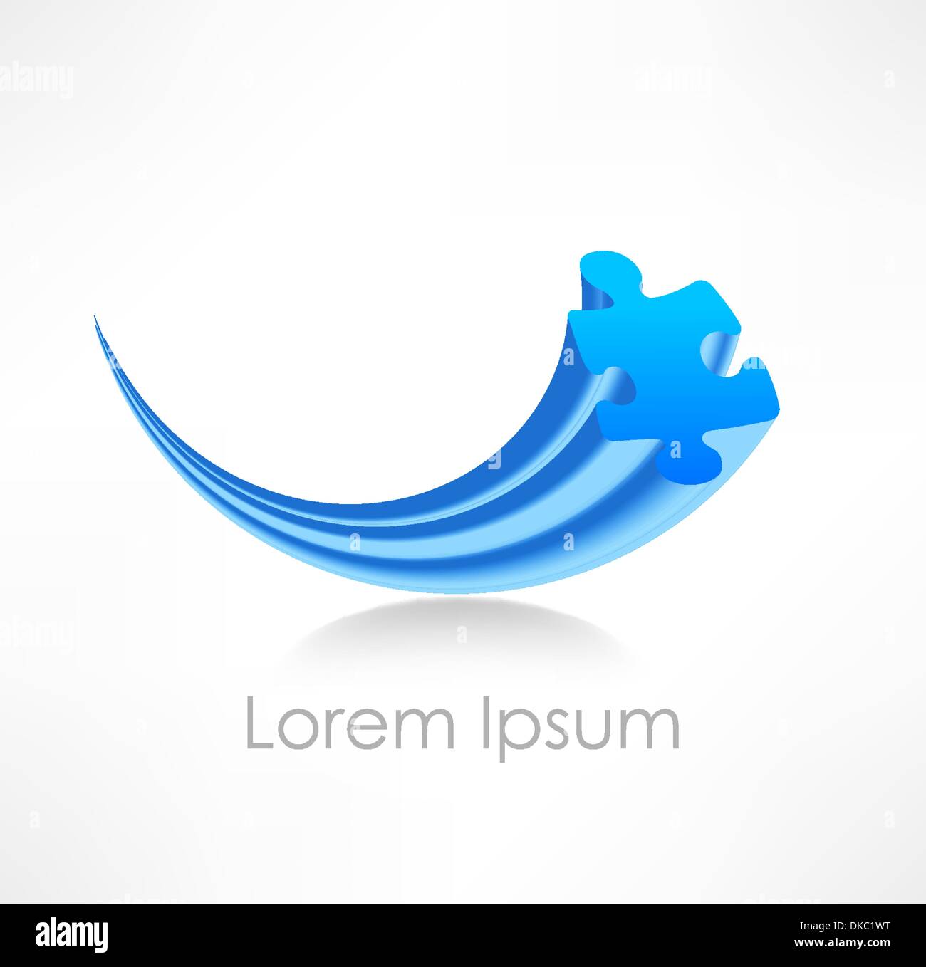 puzzle wave Stock Vector