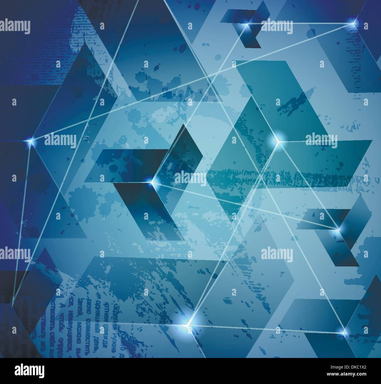 abstract illuminated vector background Stock Vector
