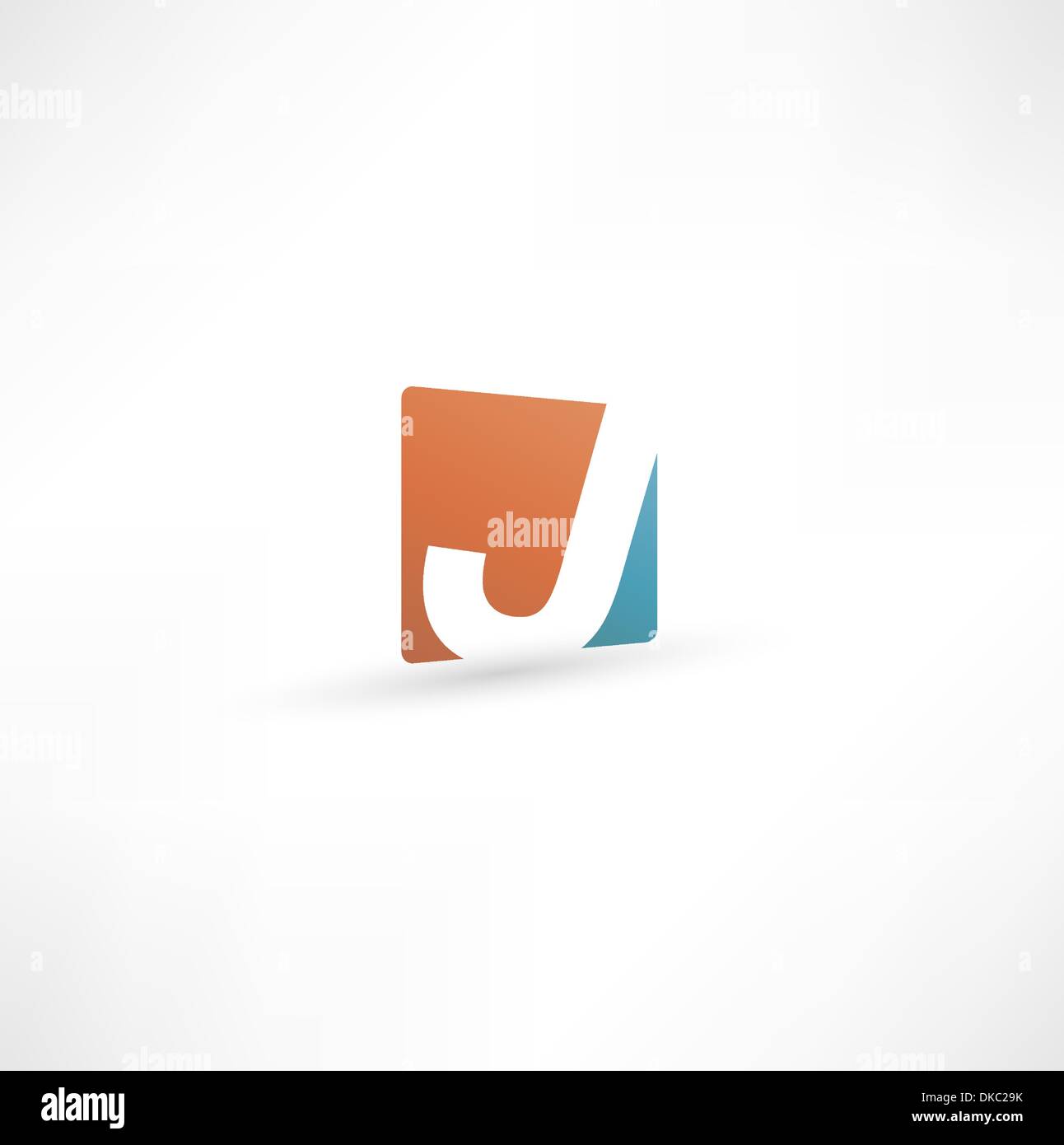 Abstract icon based on the letter J Stock Vector Image & Art - Alamy