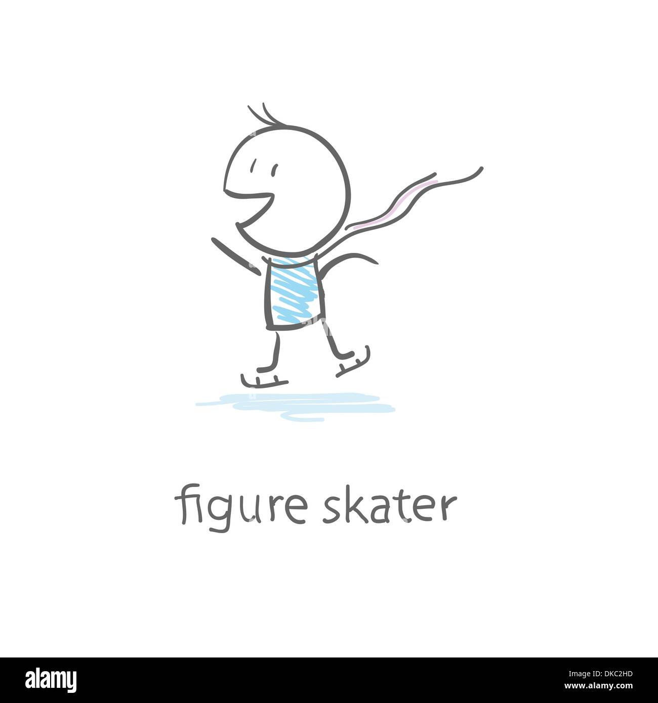 Olympic figure skater spin Stock Vector Images Alamy