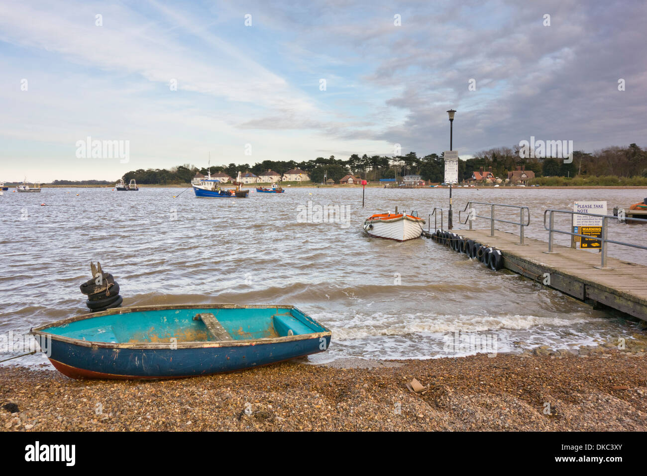 Felixstowe Ferry river Deben Stock Photo Alamy
