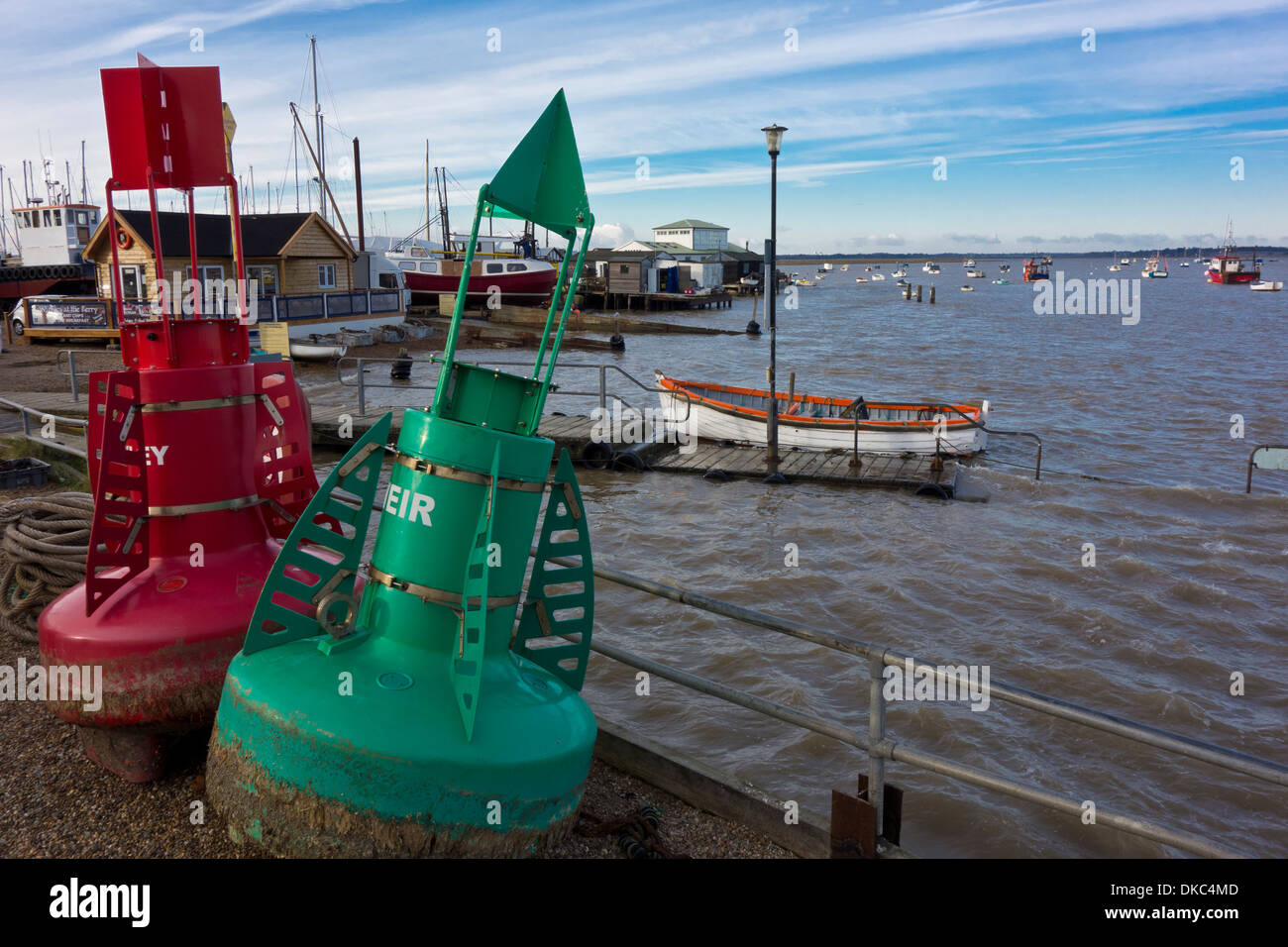 Felixstowe Ferry river Deben Stock Photo Alamy