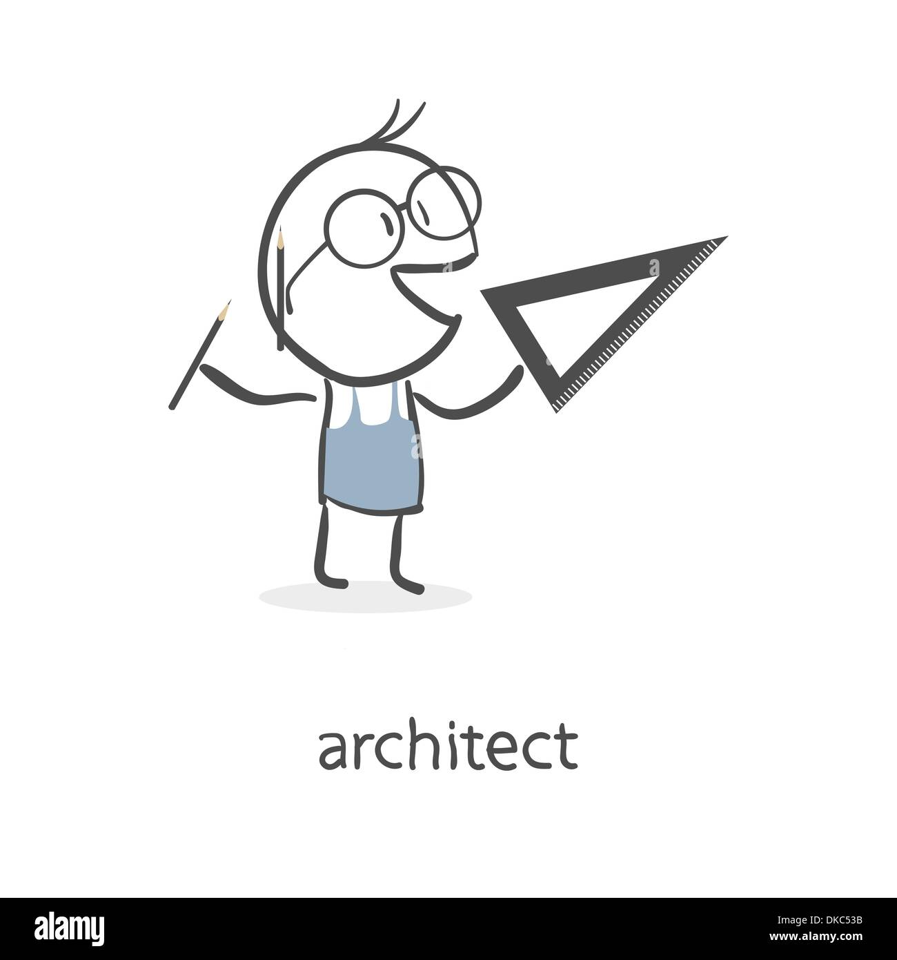 Architect building plans Stock Vector Images Alamy