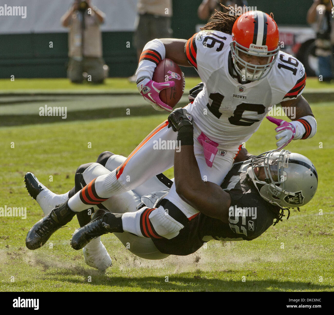 Cleveland wide receiver josh cribbs hires stock photography and images
