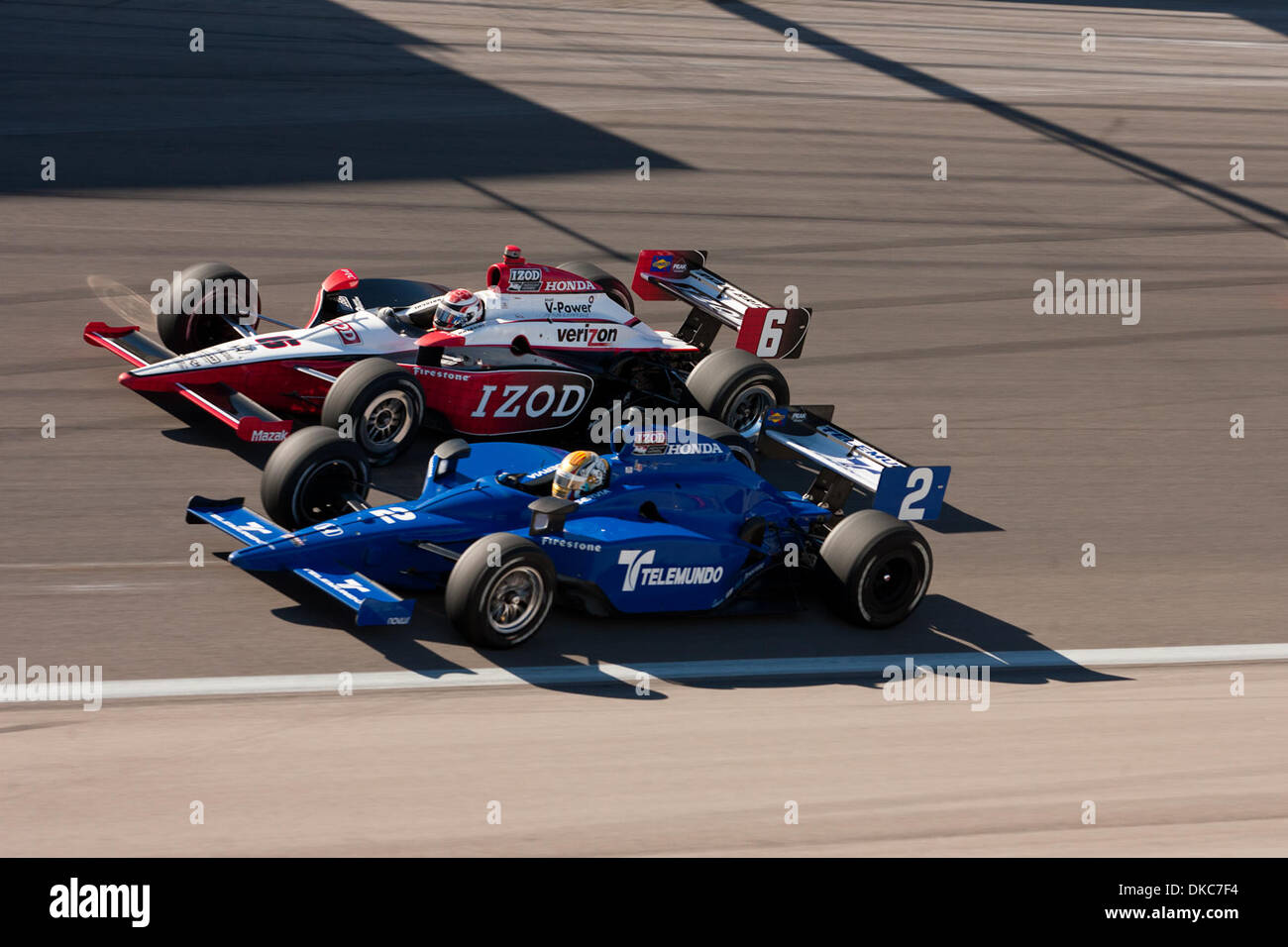 Oct. 16, 2011 Las Vegas, Nevada, U.S Ryan Briscoe, driver of the 6