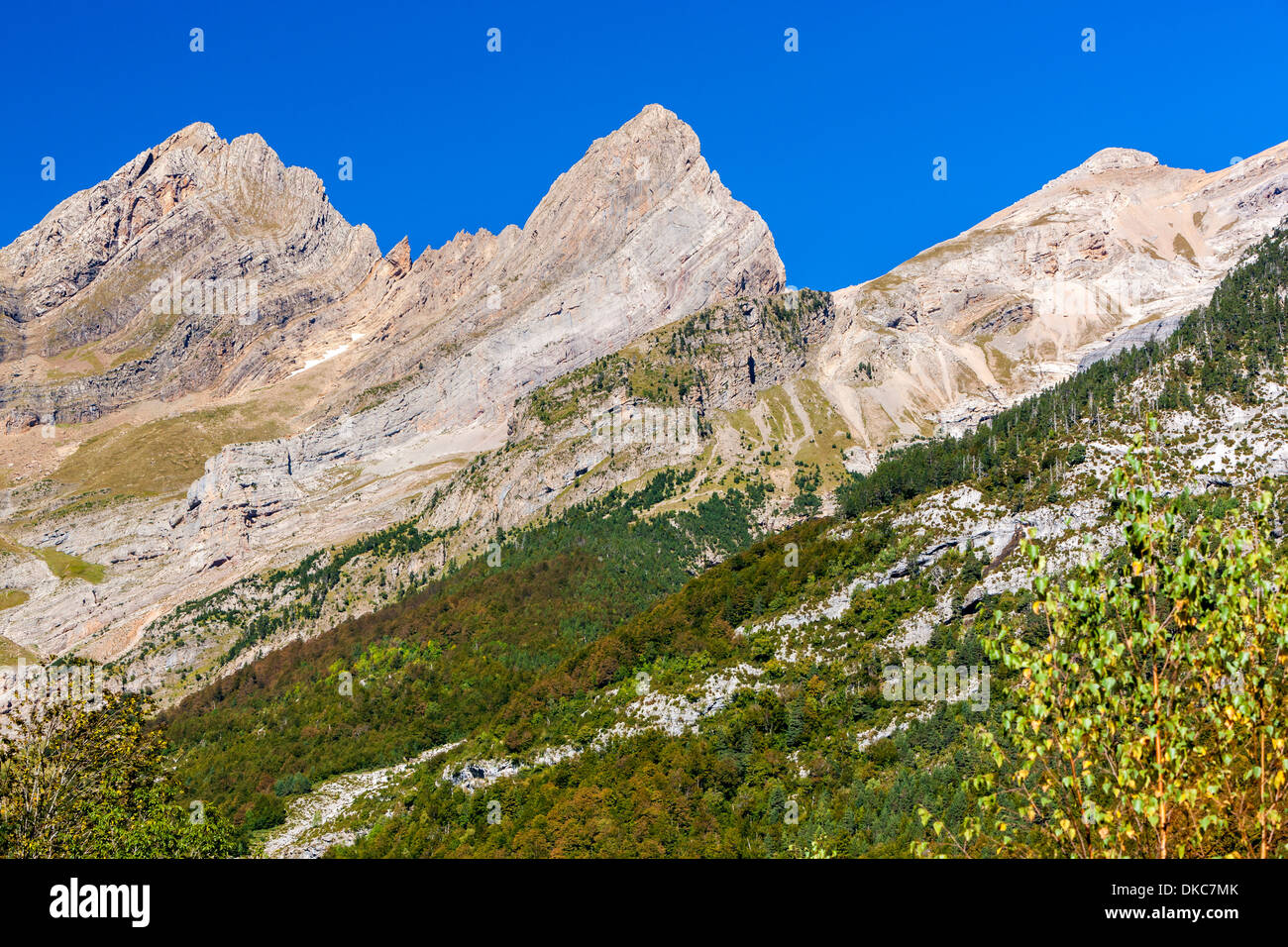 Valle de Pineta, Parque Nacional de Ordesa Y Monte Perdido, Pyrenees,  Huesca, Aragon, Spain, Europe Stock Photo - Alamy