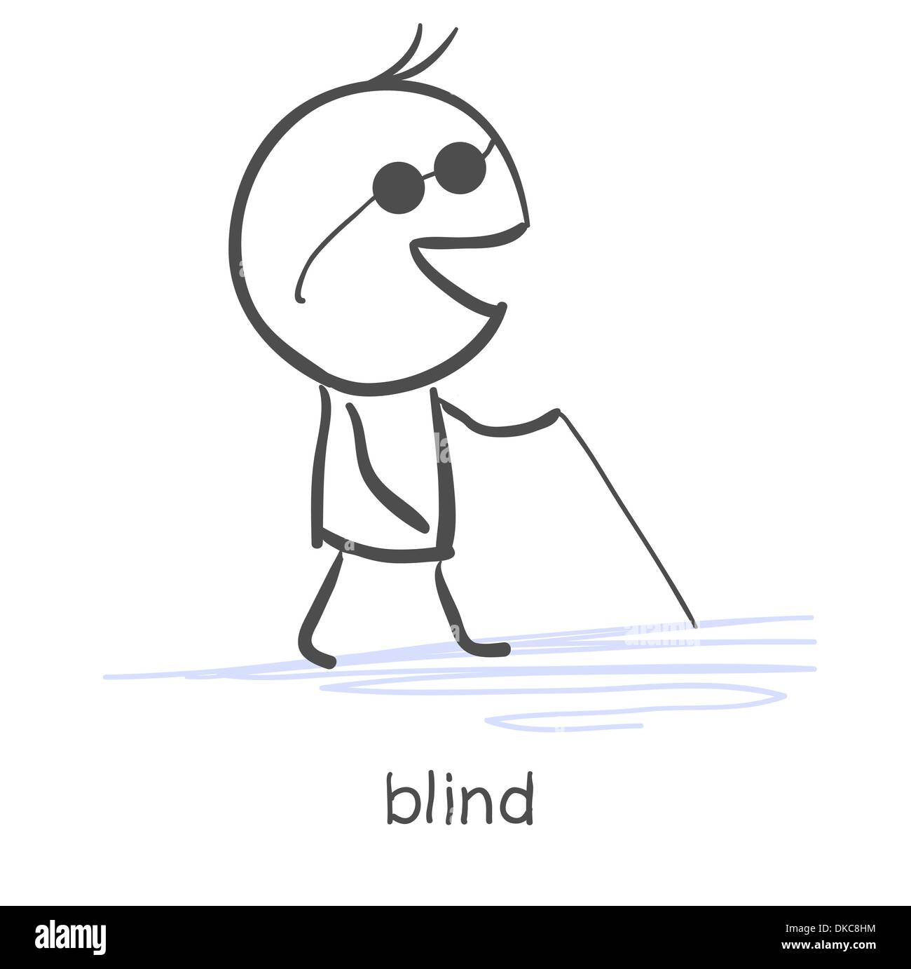 Healing of the blind man Stock Vector Images Alamy