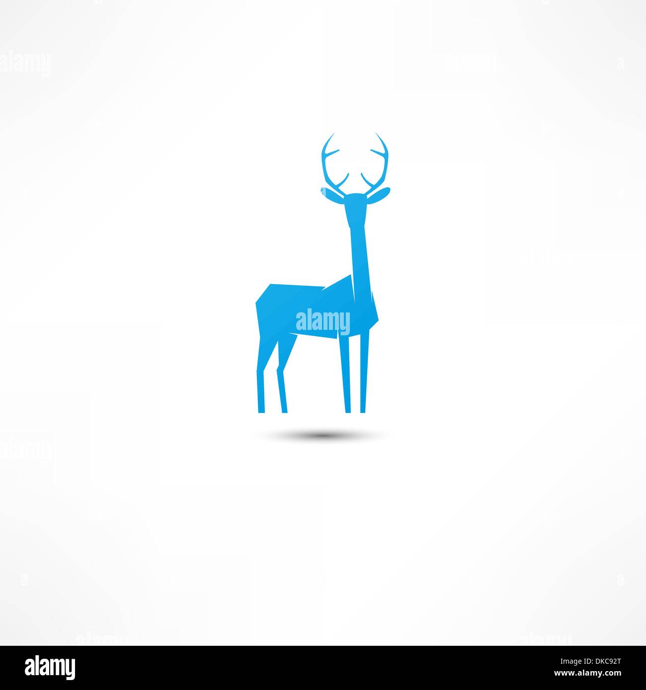 Deer Icon Stock Vector