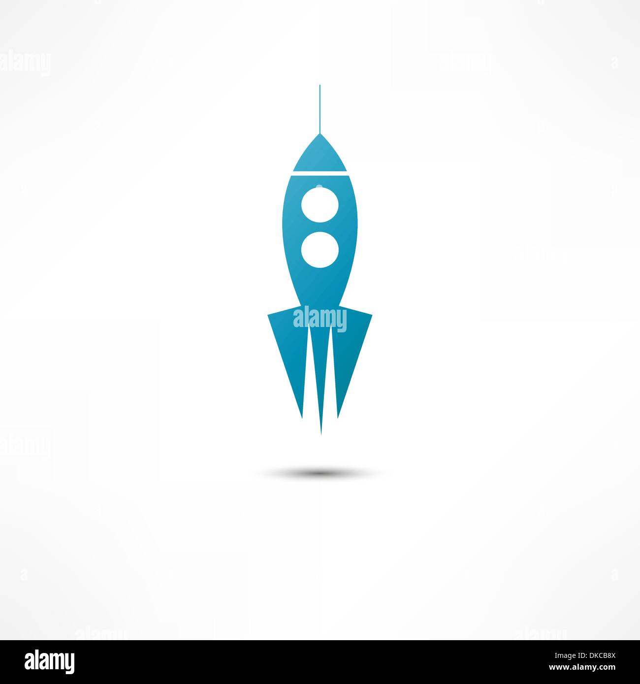Rocket icon Stock Vector