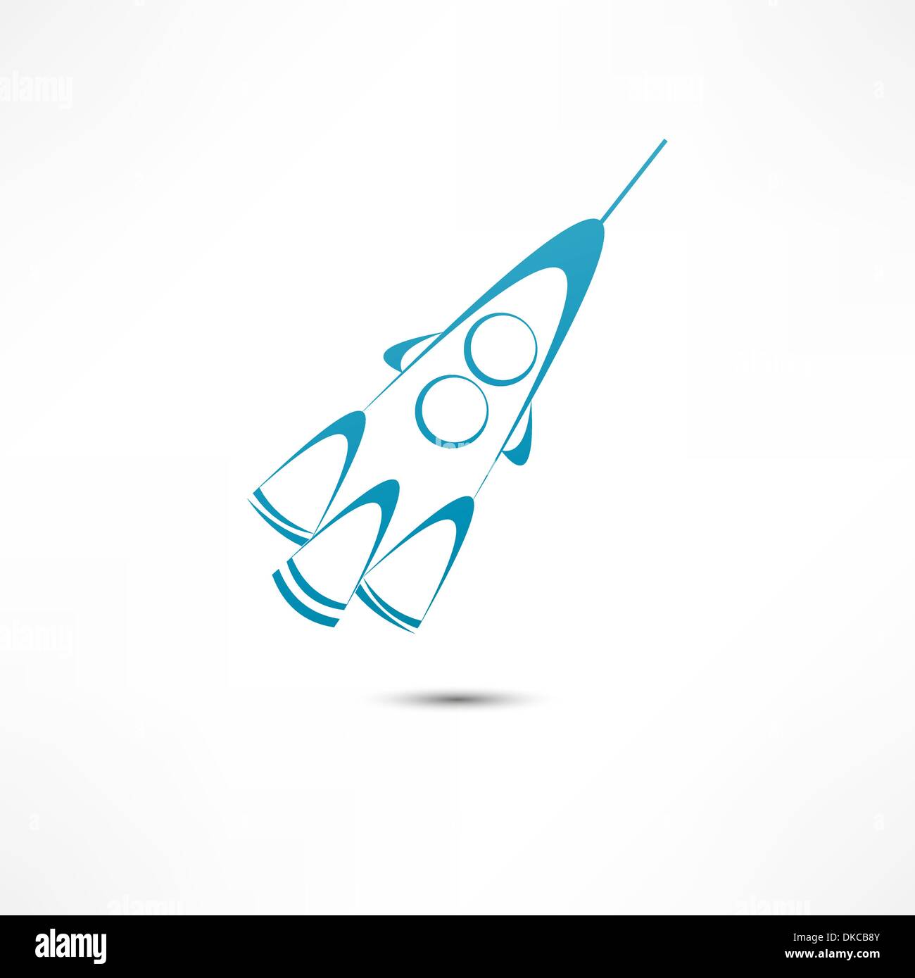 Rocket icon Stock Vector