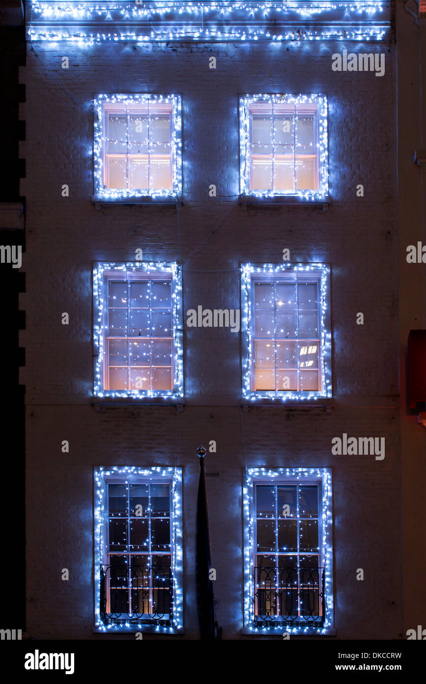 Christmas decorations Boodles, New Bond Street - London Stock Photo