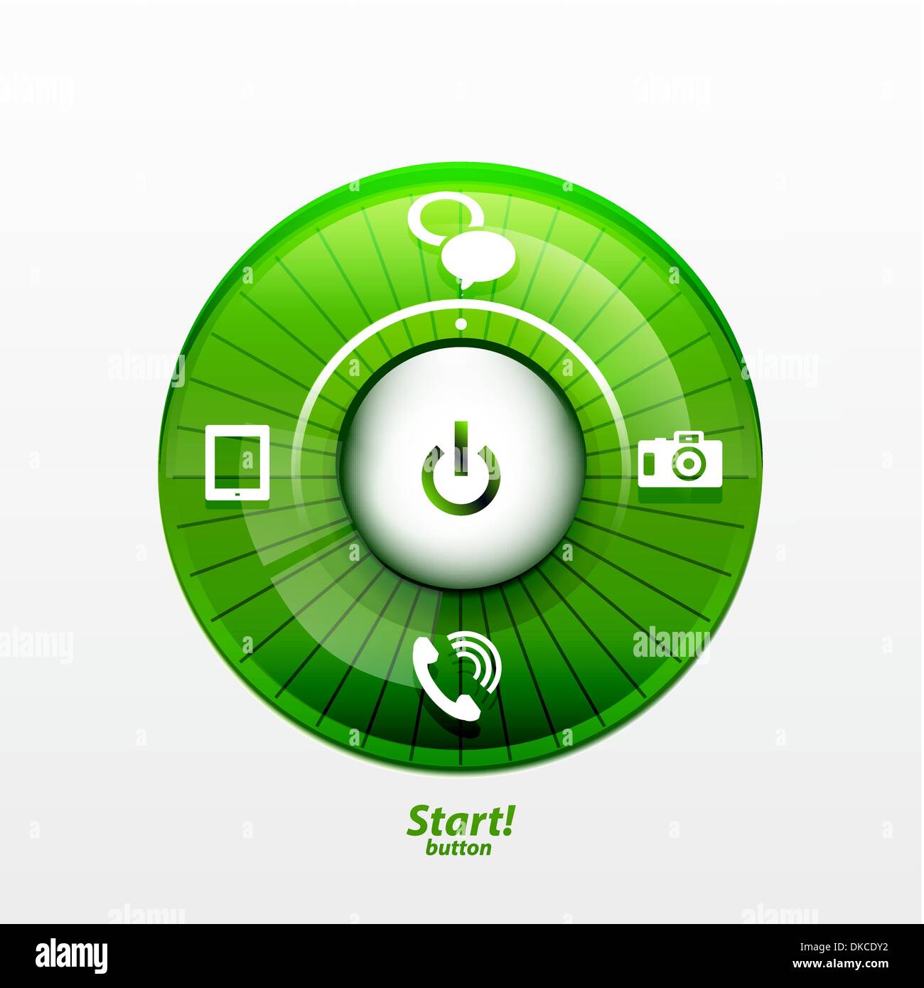Power button. Vector eps10 illustration Stock Vector Image & Art - Alamy