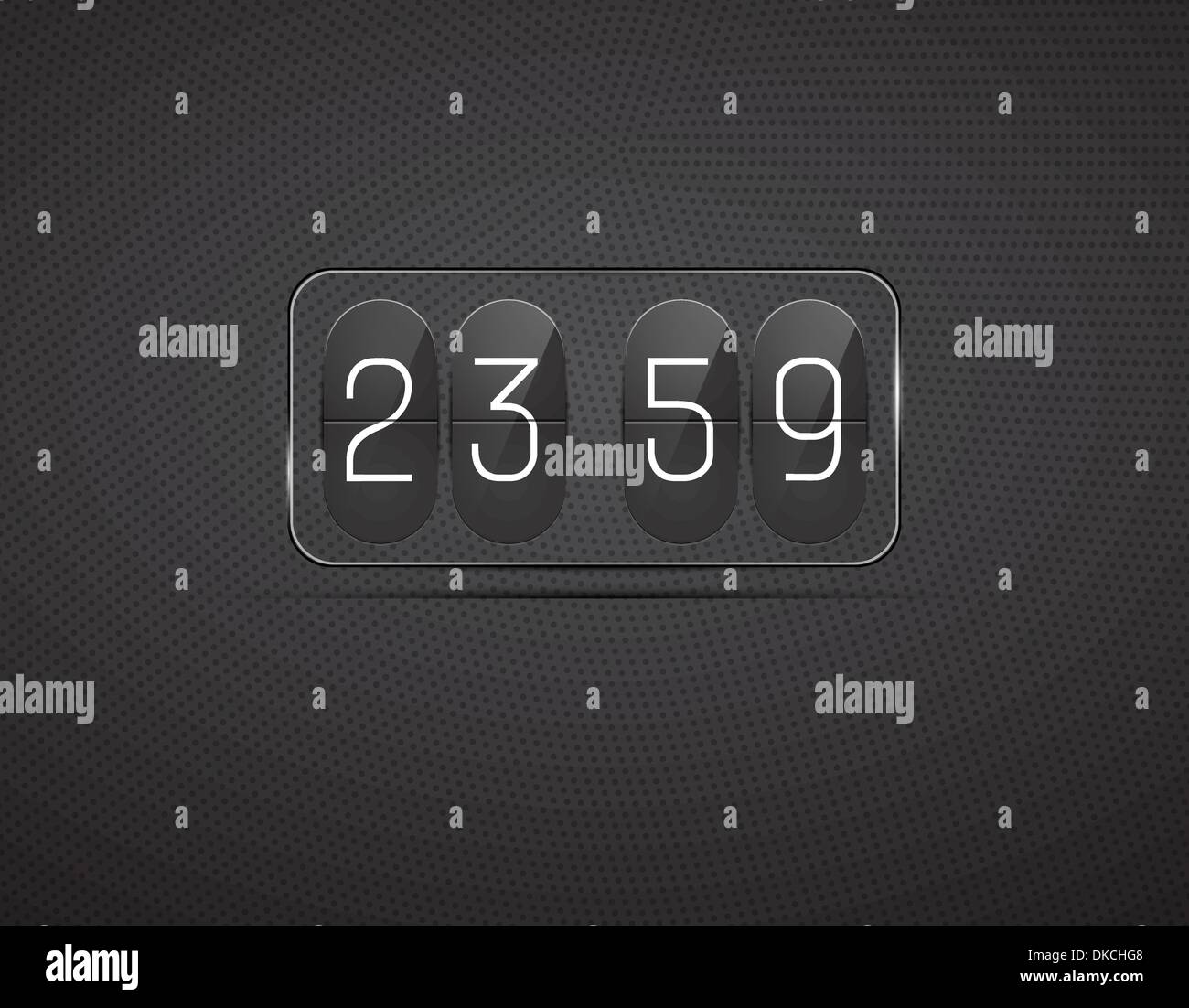 Vector illustration of stylized black clock Stock Vector Image & Art ...