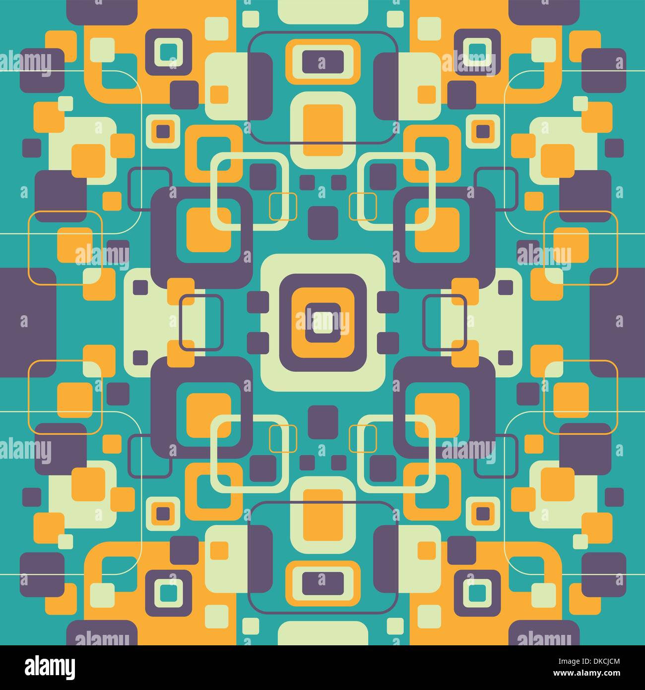 Abstract composition with colorful shapes Stock Vector
