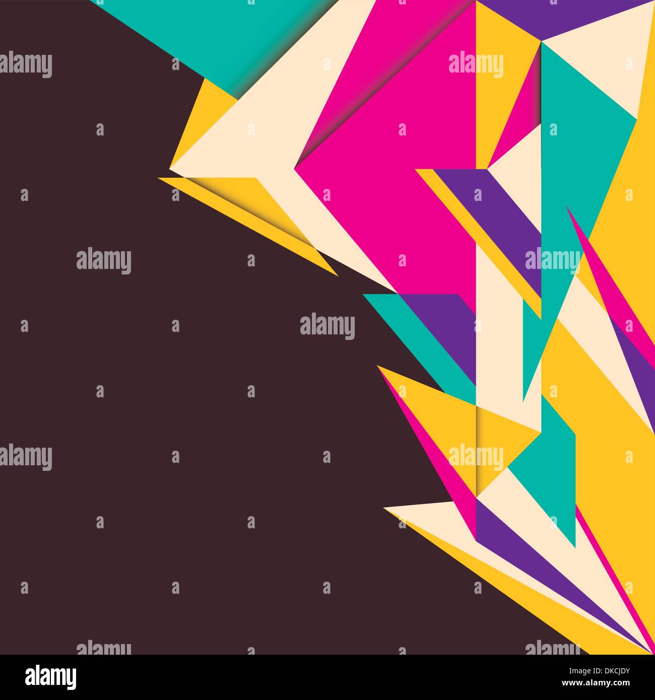 Artistic illustrated abstraction Stock Vector