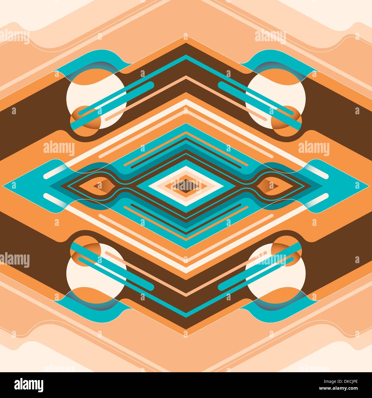 Designed colorful abstraction Stock Vector