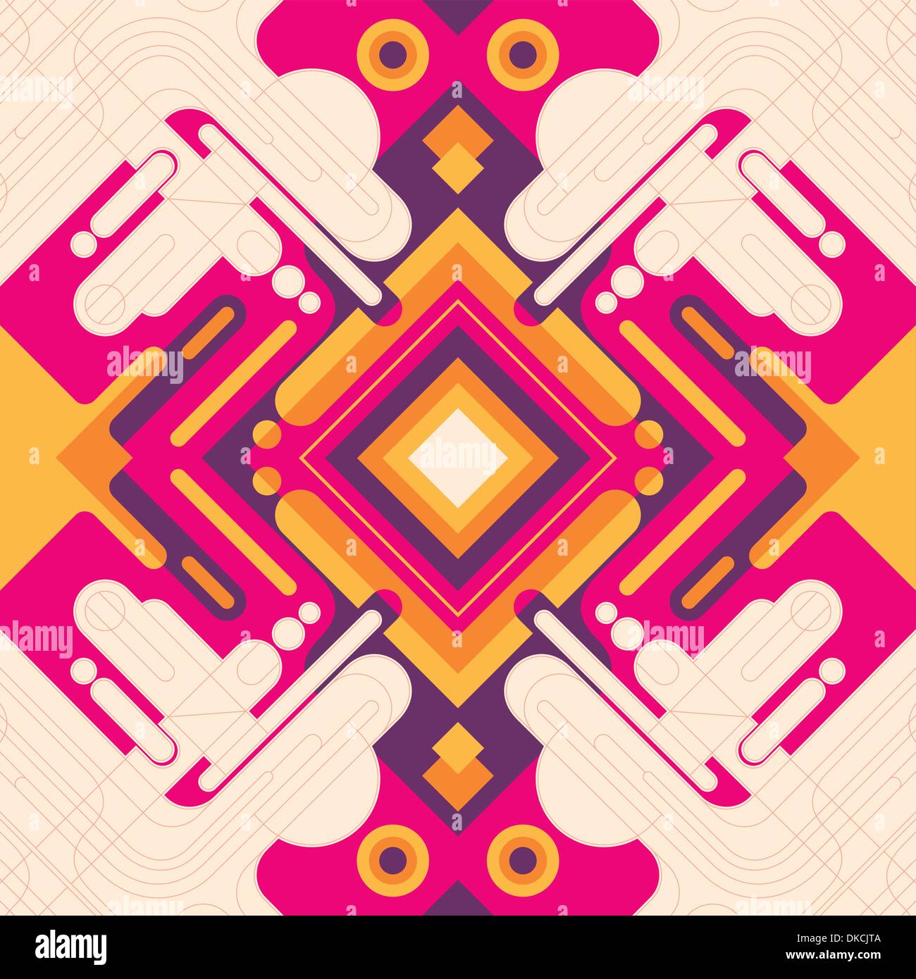 Modern abstraction in color Stock Vector