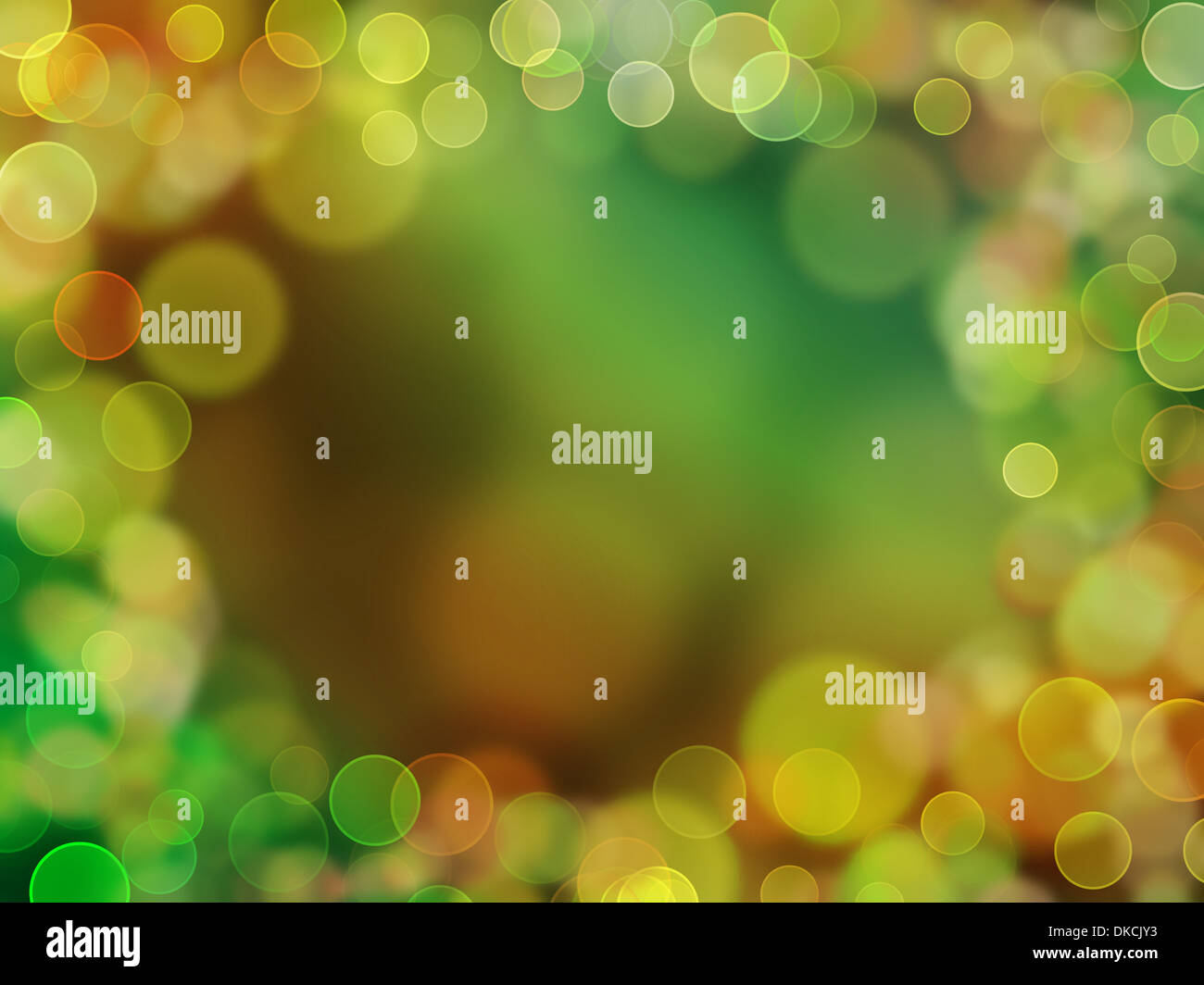Background of blurred circle lights Stock Photo