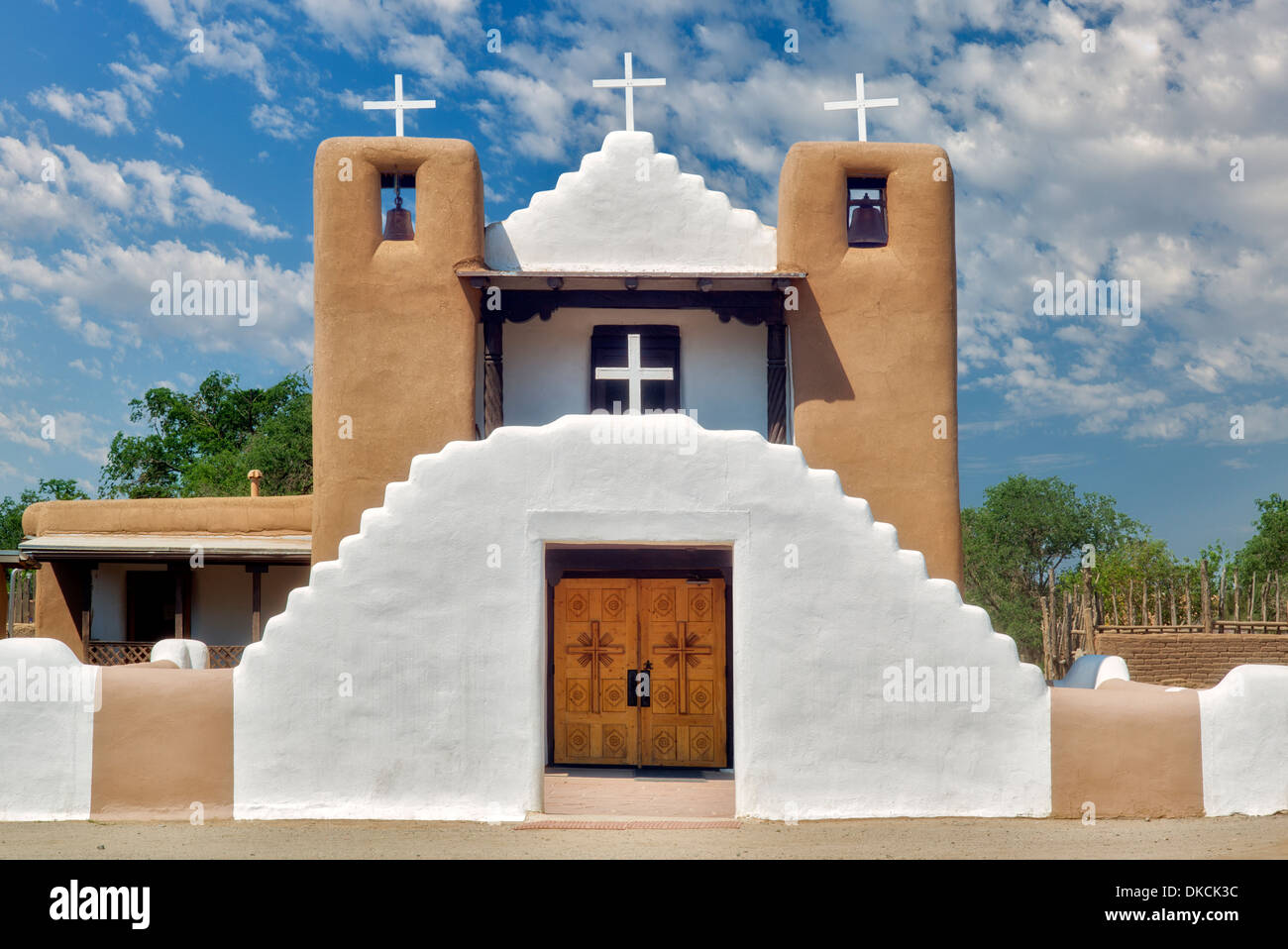 San Geronimo Church in Pueblo de Taos. Taos, New Mexico. Stock Photo