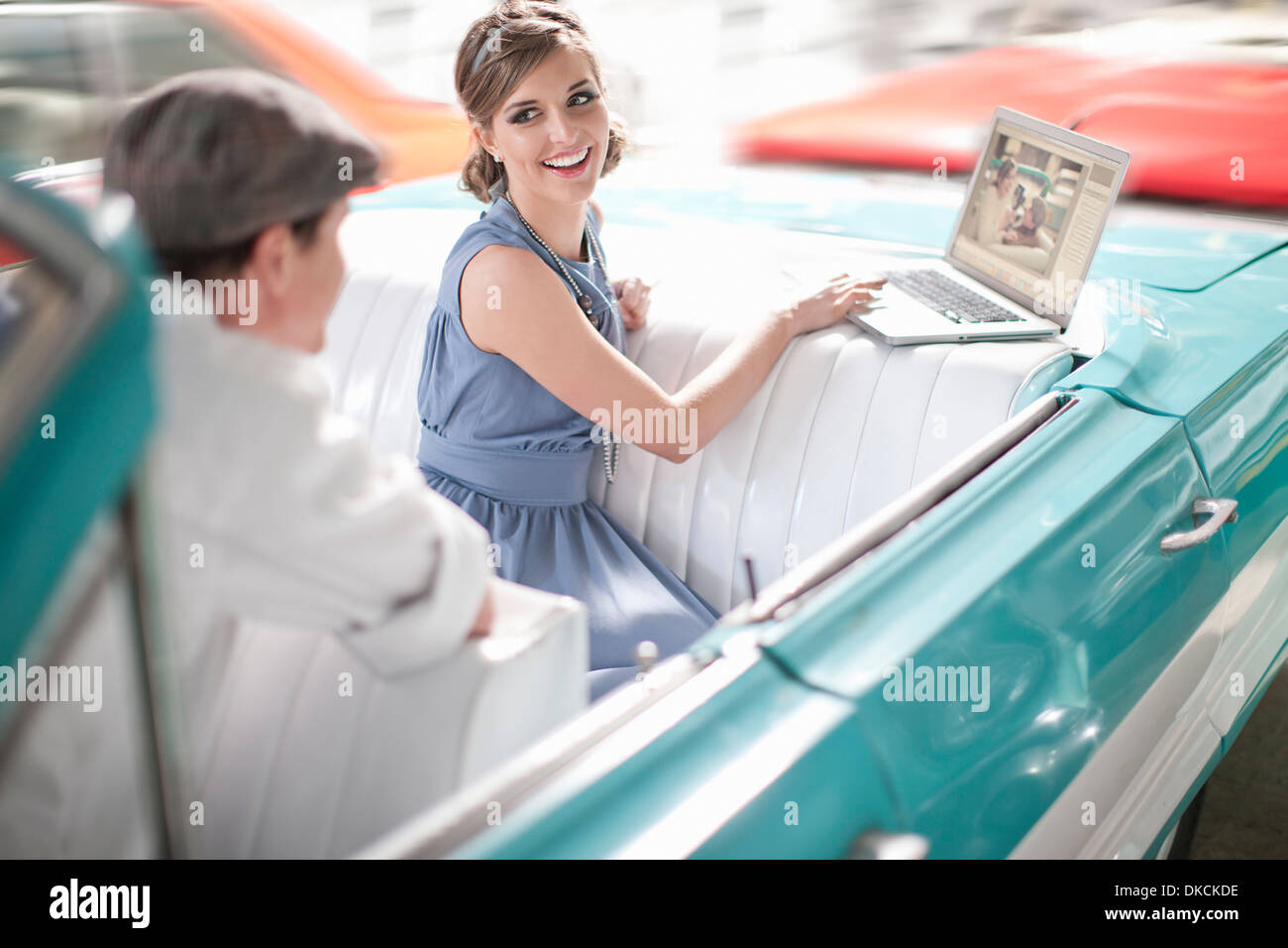 Man watching woman hi-res stock photography and images - Alamy