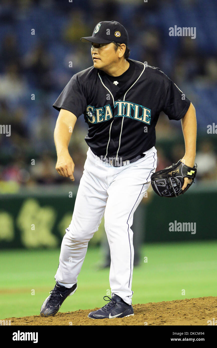 Seattle mariners pitcher kazuhiro sasaki hi-res stock