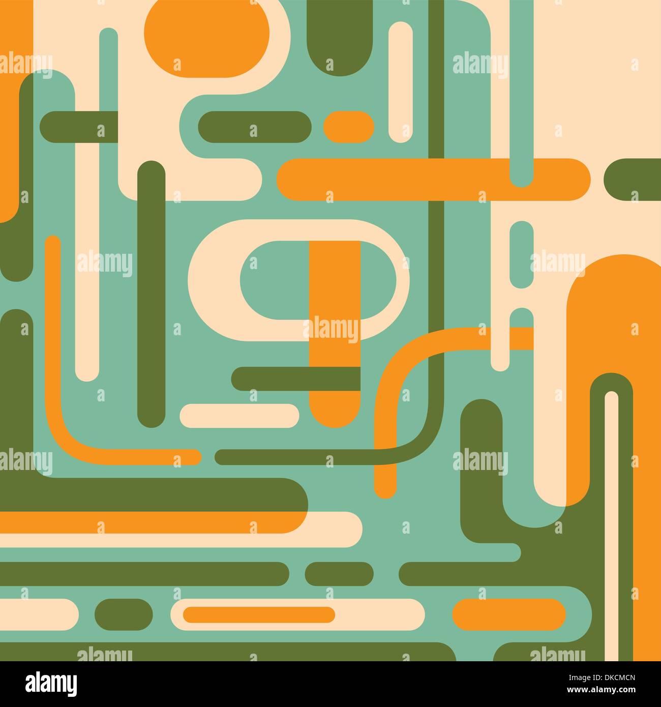 Retro abstraction Stock Vector