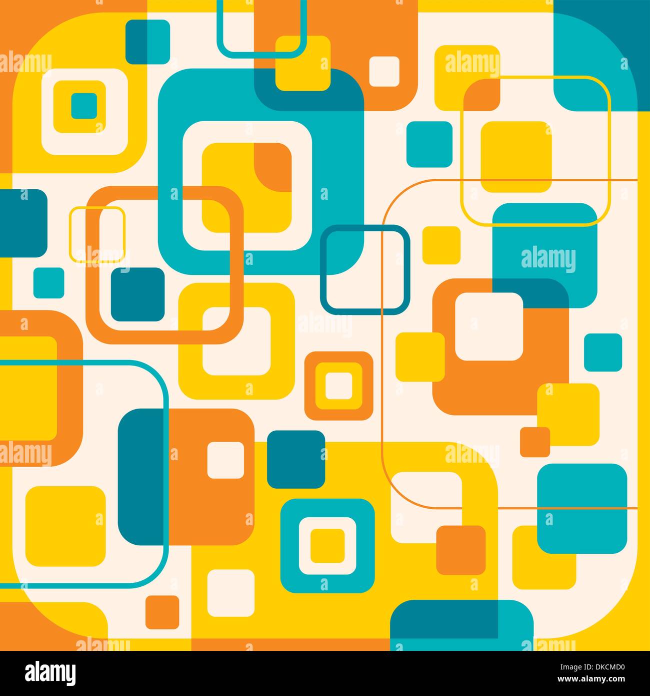 Retro style abstraction Stock Vector