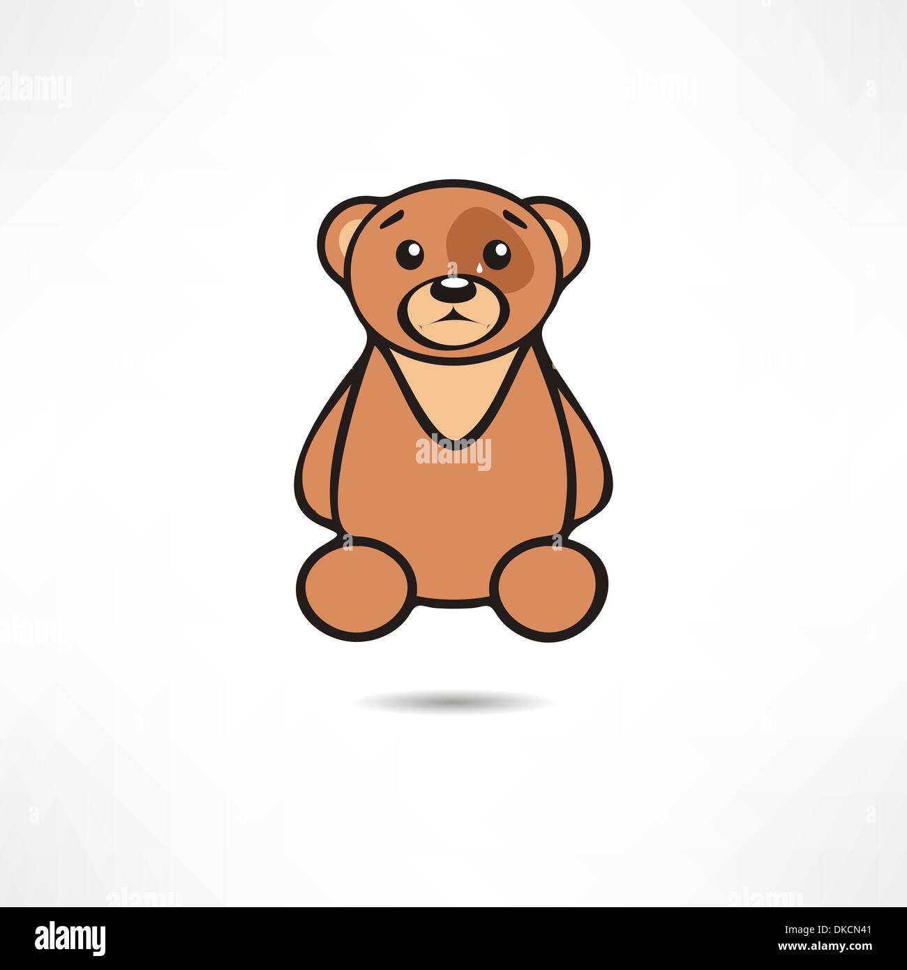 Sitting Brown Bear Cub Stock Vector Images Alamy 0463