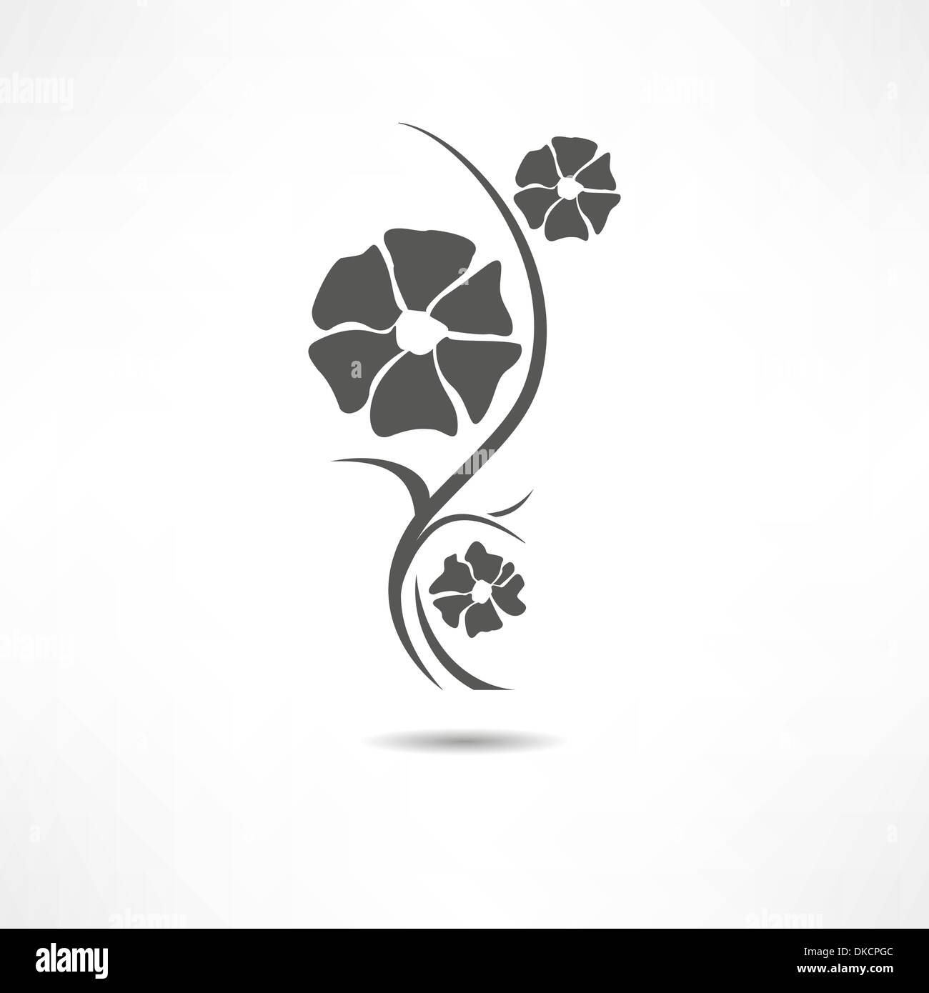 Vector flower icon Stock Vector Image & Art - Alamy