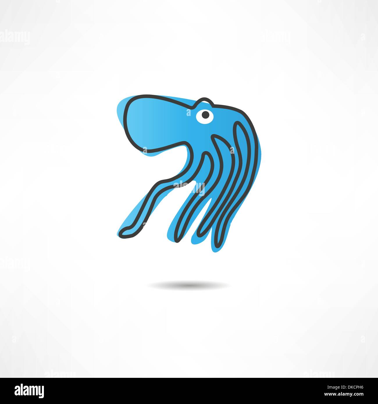 Octopus clipart black hi-res stock photography and images - Alamy