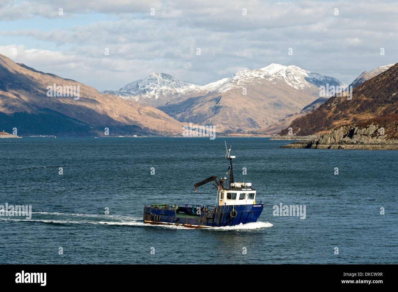The Mountains Of Knoydart From The Armadale Skye Ferry As It