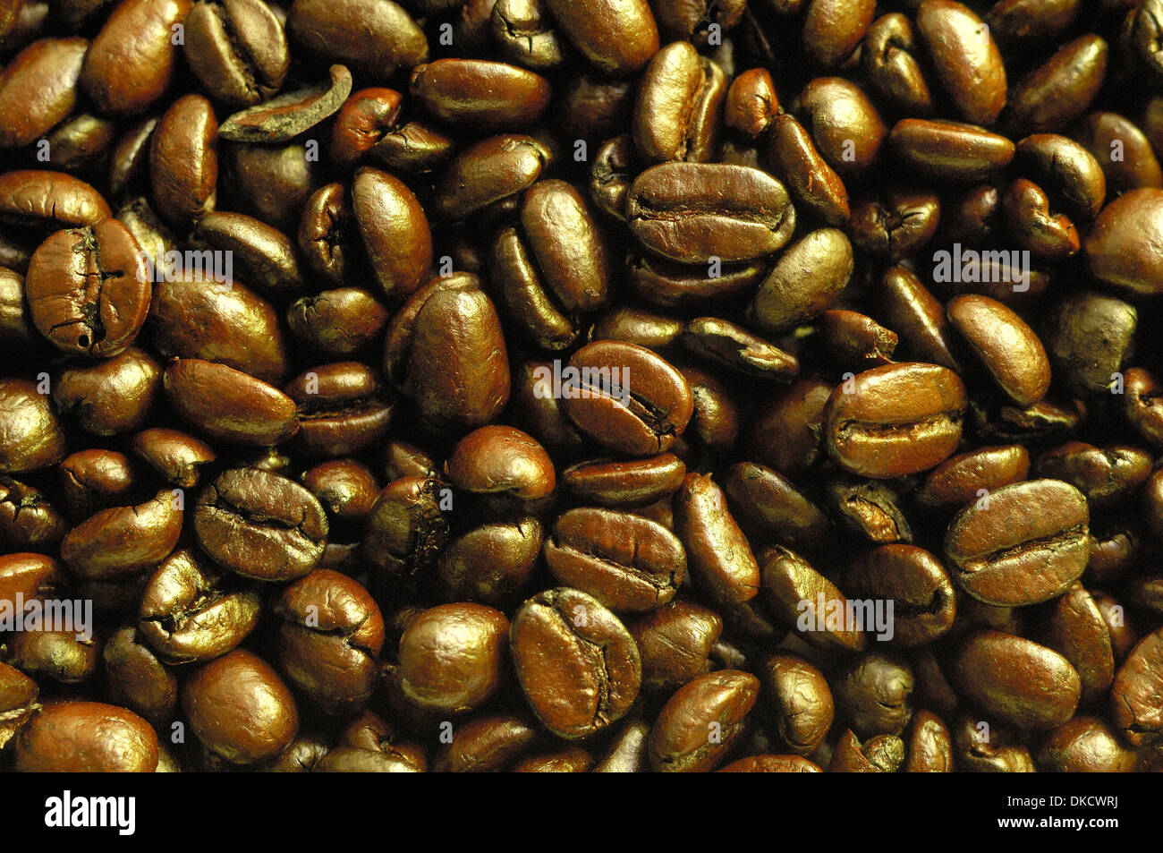 Dark Roasted Coffee beans Stock Photo Alamy