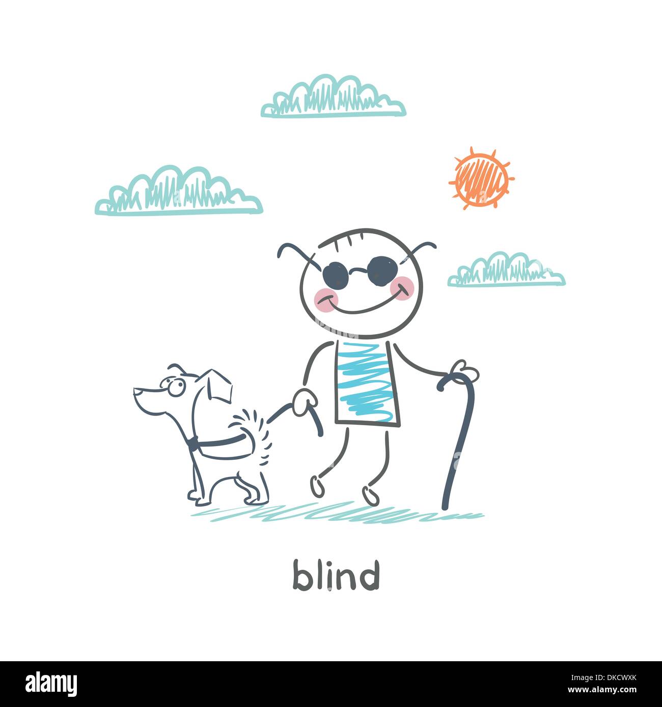 blind Stock Vector