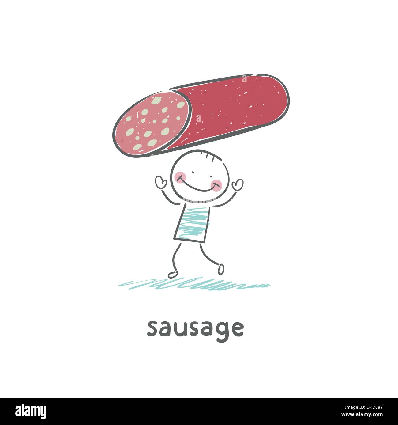 Sausages Stock Vector