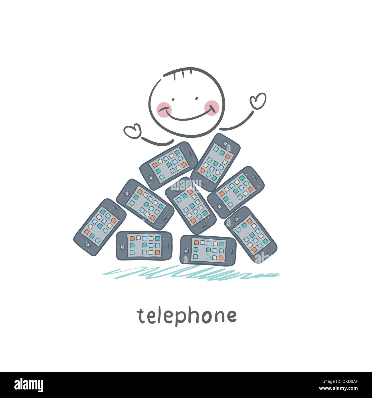 Phones Stock Vector