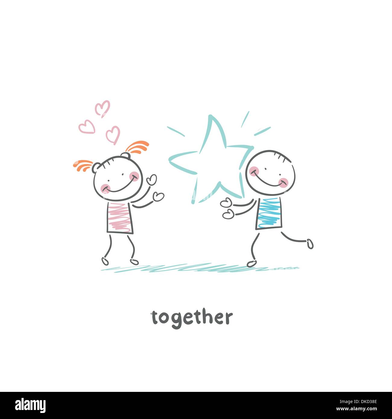 Couple in love Stock Vector Image & Art - Alamy