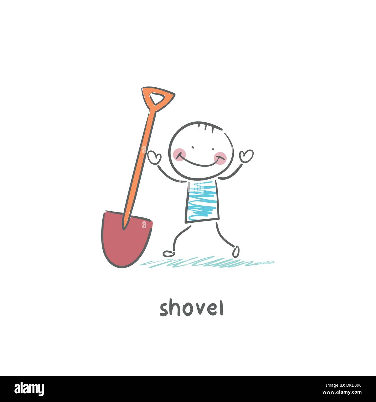 shovel Stock Vector